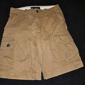 American Eagle khaki cargo shorts size 30